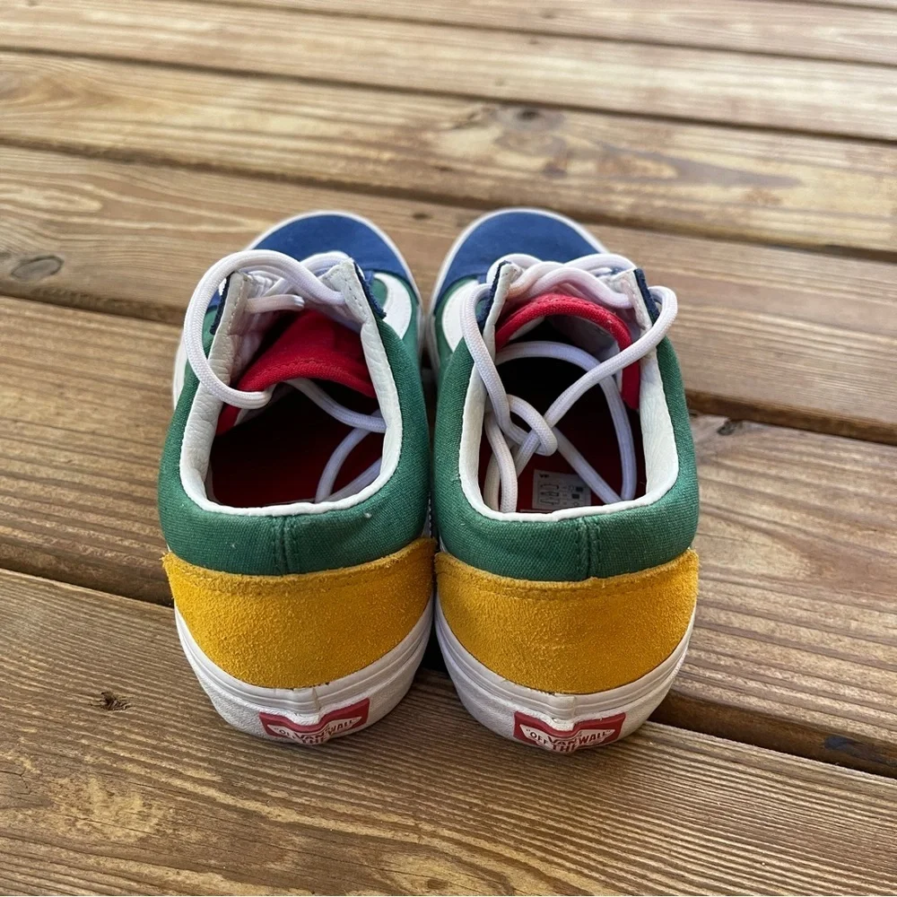 Vans Old Skool “Yacht Club” Colorblock Sneakers Women’s 6.5 Multicolor